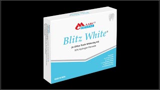 Blitz White Inoffice Tooth Whitening kit [upl. by Annayd]