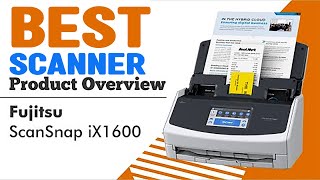 Fujitsu ScanSnap iX1600 Wireless or USB HighSpeed Cloud Enabled Document Photo amp Receipt Scanner [upl. by Nellaf447]