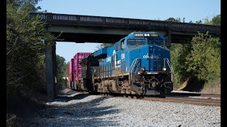 NS 8098 leads 29A through Hiram GA 101424 [upl. by Tacye]