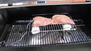 Top Sirloin on Traeger Smoker [upl. by Hynda]