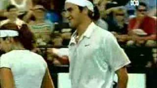 Federer amp Mirka vs Hewitt amp Molik  part 3 [upl. by Ssur]