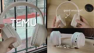 Temu Wireless Headphones Review [upl. by Kaiulani]