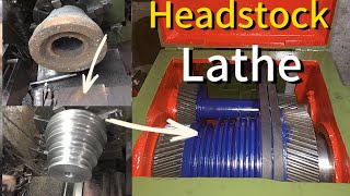 Headstock operations part of lathe machine hi class lathe machine technology hardwork lathework [upl. by Orel]