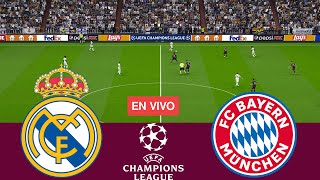 EN VIVO Real Madrid vs Bayern Múnich UEFA Champions League 2324 Partido Completo  Videojuegos [upl. by Galanti]