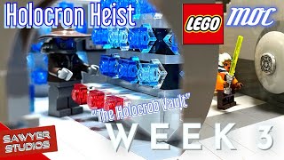 Building Holocron Heist LEGO Star Wars MOC  Week 3 “The Holocron Vault” [upl. by Kina669]