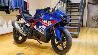 BMW G310RR Racing Blue Colour Edition 2024 Launched Detailed Walkaround Review [upl. by Taveda]