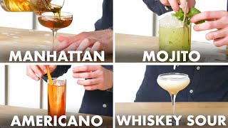 How To Mix Every Cocktail  Method Mastery  Epicurious [upl. by Tillfourd]