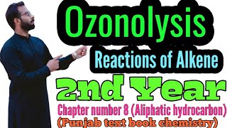 Reaction of Alkene  Ozonolysis  Reaction of Alkene with ozone  12th class chemistry  chno8 [upl. by Enelram]