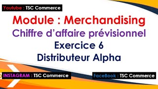 Merchandising  Chiffre daffaire prévisionnel Exercice 6 avec corrigé [upl. by Rett936]