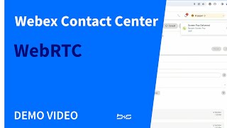 Webex Contact Center WebRTC [upl. by Cheney]