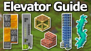 The Ultimate Minecraft 120 Elevator Guide  Realistic Bubble Flying Honey amp More [upl. by Anircam]