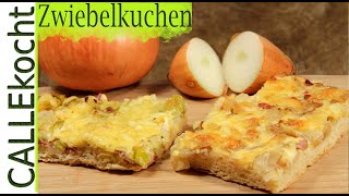 Zwiebelkuchen selber machen Rezept einfach amp lecker vom Blech [upl. by Emsmus]