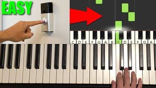 How To Play the Default Doorbell Sound Effect on Piano [upl. by Schoenfelder]