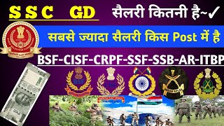 SSCGDसबसेज्यादासैलरीकिसमेंहै 🔰SSC GD Salary kitni milti hai 202526 💴 SSC GD Salary 2025 [upl. by Kallman]