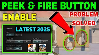 how to enable peek in PUBG MOBILE amp BGMI 2024🔥pubg side scope setting🔥bgmi side scope setting [upl. by Chill646]