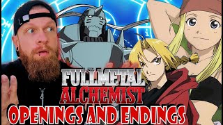 FULLMETAL ALCHEMIST Openings and Endings Reaction [upl. by Akemeuwkuhc]