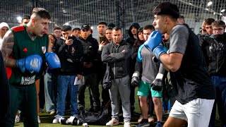 BOXEO CALLEJERO ARGENTINA 🇦🇷  Ivan vs Nasim  PFC [upl. by Nolyarb]