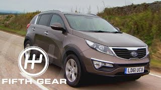 Fifth Gear Kia Sportage Review [upl. by Rezal]