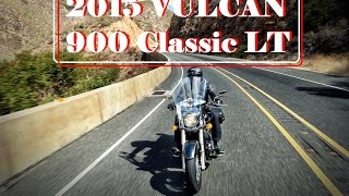 2015 Kawasaki VULCAN 900 Classic LT  Touring in Classic Cruiser Style [upl. by Ahsinelg]