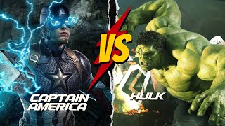 Hulk vs Captain America Who is stronger than whom  MARVEL COMICS [upl. by Ybur83]