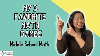 3 Best Middle School Math Games [upl. by Iahc]