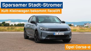 Opel Corsae im Test  KultKleinwagen mit neuem Gesicht  EFAHRER [upl. by Anahsat112]