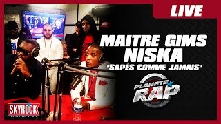 Maître Gims quotSapés comme jamaisquot feat Niska en live PlanèteRap [upl. by Leirza414]