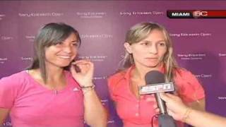 Flavia Pennetta and Gisela Dulko win doubles title in WTA Miami 2010 [upl. by Ahsaeyt]