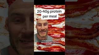 Is bacon good protein for Hoopers 🥓🏀sportsnutrition basketball bacon [upl. by Levitan224]