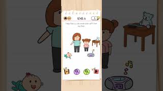 Brain Test 2  McBrain Family Level 6  Help Nancy do Exercise  Quick Solution games braintest [upl. by Ynnos]