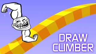 Draw Climber  CRAZY DRAWING GAME  Gameplay AndroidiOSSonsaur [upl. by Nivrac]