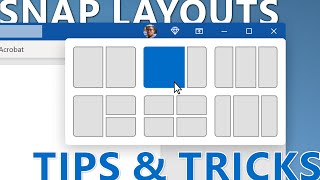 Windows 11 Snap Layouts [upl. by Yffub]