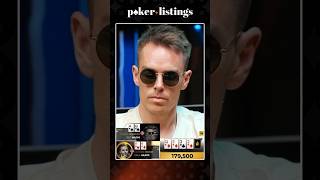 The worst way to lose a hand in poker  runner runner poker cooler tritonpoker [upl. by Corby]