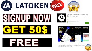 latoken 50 free signup  latoken rewards  latoken 25 trading fee off ✌  register now in latoken [upl. by Merriam]