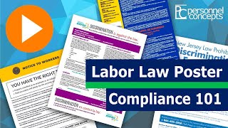 Labor Law Poster Compliance 101 [upl. by Anatniuq323]