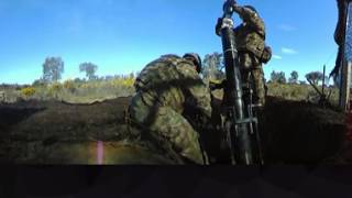 120 mm Mortar LiveFire Mission [upl. by Dorothea]