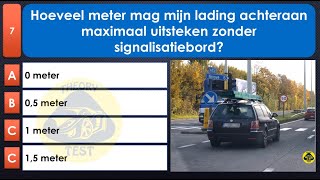 rijbewijs theorie examen belgie 2024  Lading pech en ongeval [upl. by Ainival]