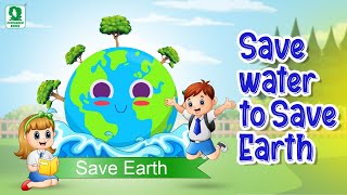 Save Water  Good Manners in Everyday Life for Kids  Animated Videos for Kids [upl. by Alledi]