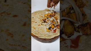 Chicken রোল এটা আমার সাথে করতে পারলো 🥲 food shorts chicken roll snake [upl. by Hendren780]