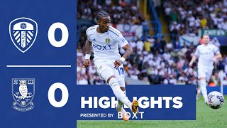 Highlights Leeds United 00 Sheffield Wednesday  Frustration at Elland Road [upl. by Ennazus]