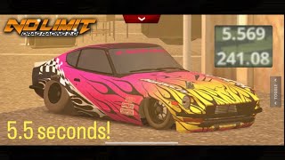 No Limit Drag Racing 20 556 Datsun Fairlady Z Tune PATCHED [upl. by Ronnie230]