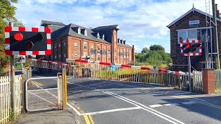 Rare Crossing Driffield Skerne Road Level Crossing East Riding of Yorkshire [upl. by Ron117]