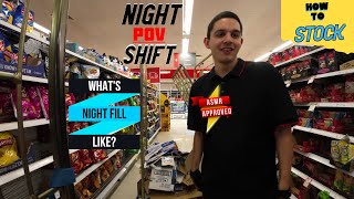 What its like working night shift in a supermarket  POV ASMR [upl. by Branch]