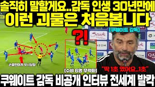 quot지금 손흥민 골이 문제가 아닙니다quot 수비 6명 1초만에 무력화되자 감독 인생 30년만에 처음보는 유형의 선수 쿠웨이트 감독 비공개 한마디 전세계 발칵 [upl. by Rehpotsirhk]