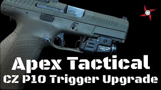 CZ P10 Series Trigger Upgrade  Apex Tactical Action Enhancement Trigger Kit  Review [upl. by Shantha]