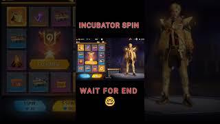 Evolution stone only one spin in new incubator  free fire [upl. by Gwyn]