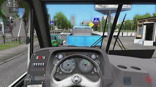 City Car Driving  MercedesBenz Neobus Thunder [upl. by Garzon]