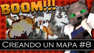 Creando un mapa de Minecraft Ep8 Minas explosivas items especiales y terreno [upl. by Keelin829]