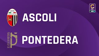 Ascoli  Pontedera 11  Gli Highlights [upl. by Ayar]