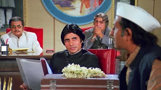 आज एक अंगूठा छाप शिक्षा मंत्री बनेगा  Amitabh Bachchan  Kader Khan  Climax [upl. by Lletnwahs]